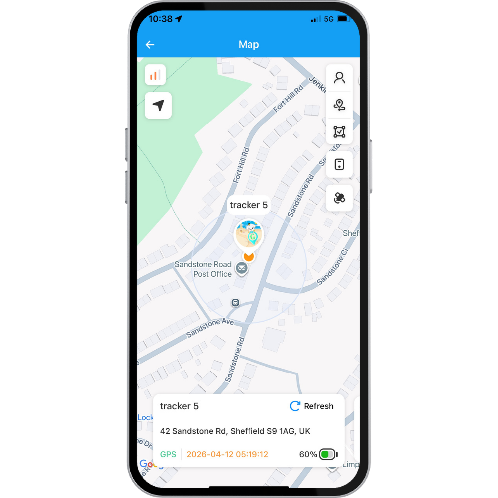 Trackers365 SE Tracker GPS Location Tracking Example